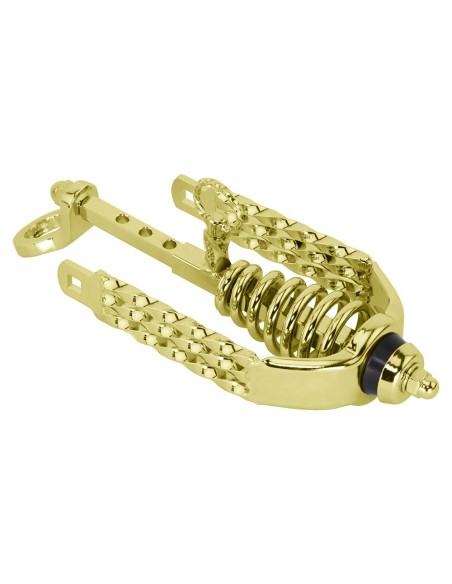 Spring Fork Slammer W/Triple Square Twisted Crown Gold.